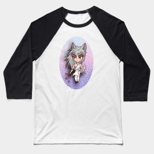 Chibi Kurama fox Baseball T-Shirt